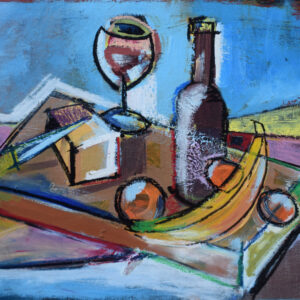 Wine, Cheese and Fruit 1