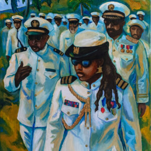 Sailors ashore, All Stars coming through